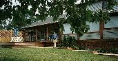 Closer view of the porch